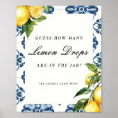 Positano raden hoeveel citroen Vrijgezellenfeest t Poster (Voorkant)