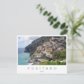 Positano stad aan de Amalfi kust in Italië Briefkaart (Staand voorkant)