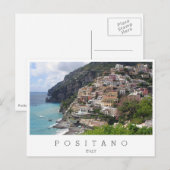 Positano stad aan de Amalfi kust in Italië Briefkaart (Voorkant / Achterkant)