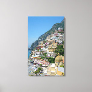 Positano uitgerekt canvas afdrukken