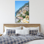 Positano uitgerekt canvas afdrukken (Insitu (Slaapkamer))