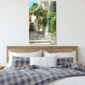 Positano uitgerekt canvas afdrukken (Insitu (Slaapkamer))
