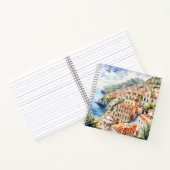 Positano: Waterverf charme van de Italiaanse Amalf Notitieboek (Binnen)
