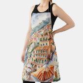 Positano: Waterverf charme van de Italiaanse Amalf Schort (Insitu)