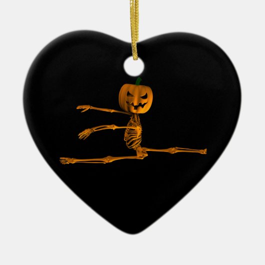 Positie Grand Jeté Ballet Keramisch Ornament (Voorkant)