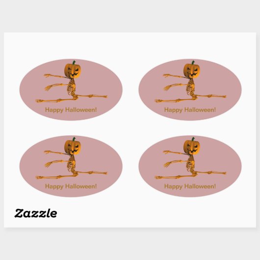 Positie Grand Jeté Ballet Ovale Sticker (Vel)