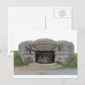 Positie van het Duitse Pistool over het kijken van Briefkaart (Voorkant / Achterkant)