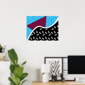 Positief 80's poster (Thuiskantoor)