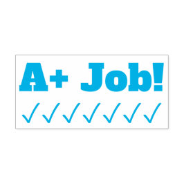 Positief "A+ Job!" Teacher Feedback Rubber Stamp Zelfinktende Stempel