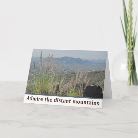 Positief aanzetten om je doel te bereiken kaart (Voorkant)