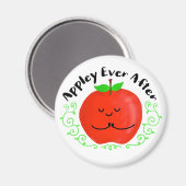 Positief Apple Pun - Eenmaal later toepassen Magneet (Voorkant / Achterkant)