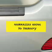 Positief bericht bumpersticker (Op auto)