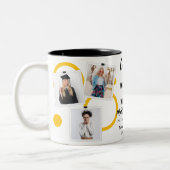 Positief bericht voor beste vrienden 6 foto's tweekleurige koffiemok (Links)