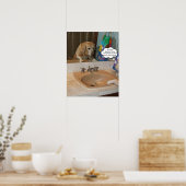  positief bevestigend gele lab poster (Keuken)