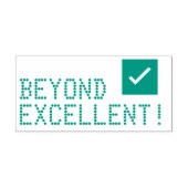 Positief "BEYOND EXCELLENT!" Leraar Rubber Stamp Zelfinktende Stempel (Design)