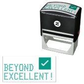 Positief "BEYOND EXCELLENT!" Leraar Rubber Stamp Zelfinktende Stempel (In situ)
