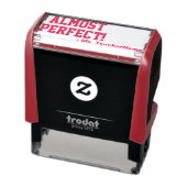 Positief "bijna perfect!" Rubberstempel sorteren Zelfinktende Stempel (Product)