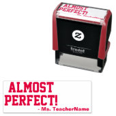 Positief "bijna perfect!" Rubberstempel sorteren Zelfinktende Stempel (In situ)