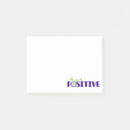 Positief blauw artikel post-it® notes