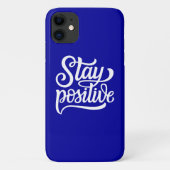 Positief blauw Case-Mate iPhone case (Achterkant)