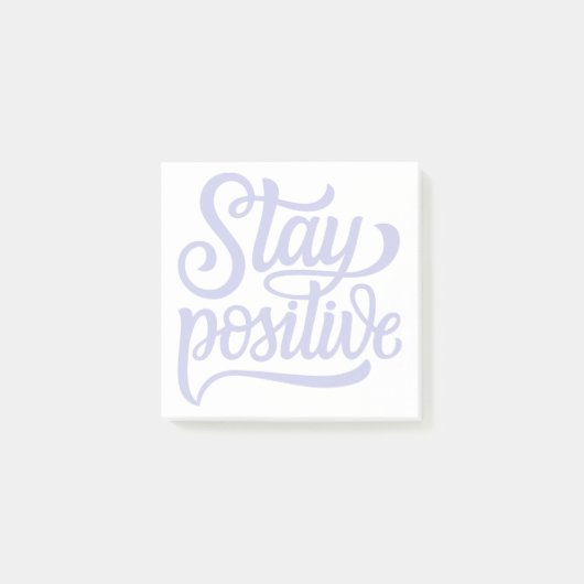 Positief blauw post-it® notes (Voorkant)