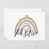 positief blijven briefkaart (Voorkant / Achterkant)