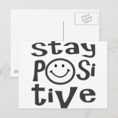 Positief blijven briefkaart (Voorkant / Achterkant)