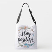 Positief blijven crossbody tas (Achterkant)