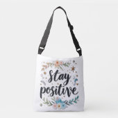 Positief blijven crossbody tas (Voorkant)