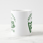 Positief blijven denken grote koffiekop (Voorkant)