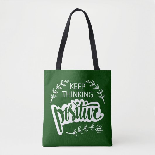 Positief blijven denken tote bag (Voorkant)