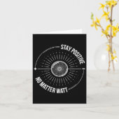 Positief blijven kaart (Gele Bloem)