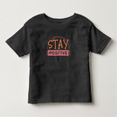 Positief blijven kinder shirts (Voorkant)