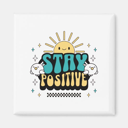 Positief blijven magneet (Voorkant)