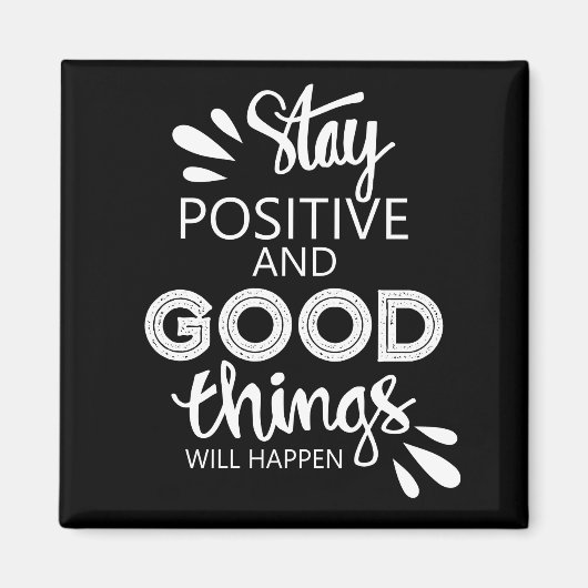 Positief blijven magneet (Voorkant)