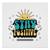 Positief blijven perfect poster (Voorkant)