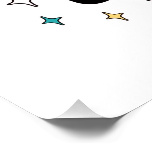 Positief blijven perfect poster (Hoek)