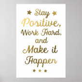 Positief blijven poster (Voorkant)