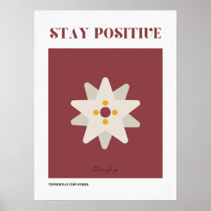 Positief blijven poster