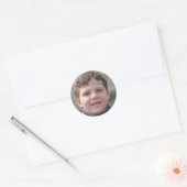 Positief blijven ronde sticker (Envelop)