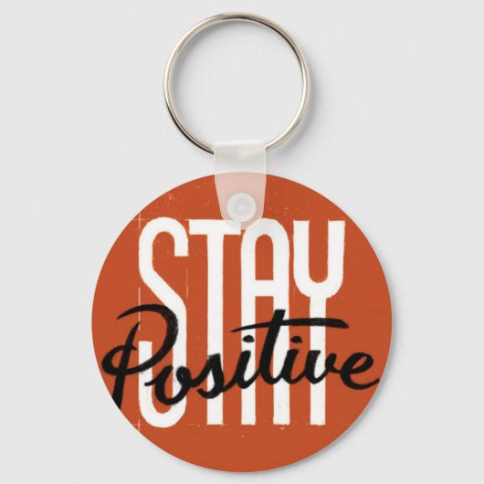 Positief blijven sleutelhanger (Voorkant)