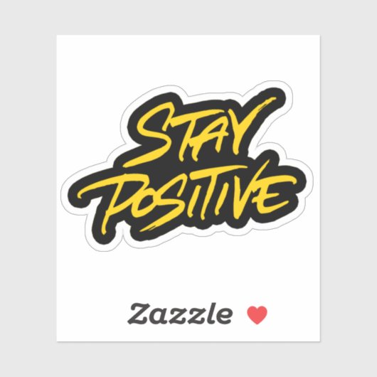 Positief blijven sticker (Vel)