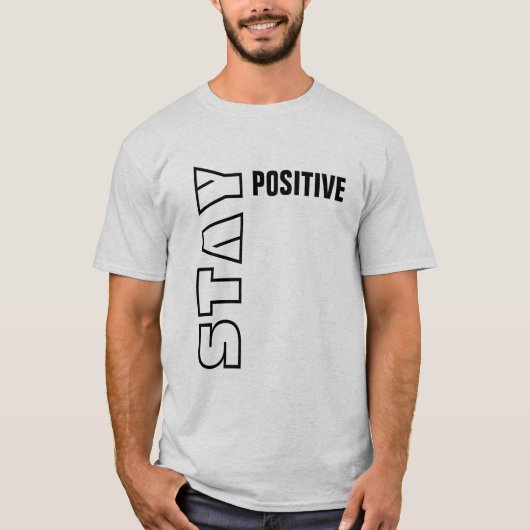 Positief blijven t-shirt (Voorkant)