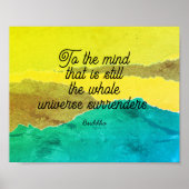 positief Boeddha - citaat uit Poster voor papierku (Voorkant)