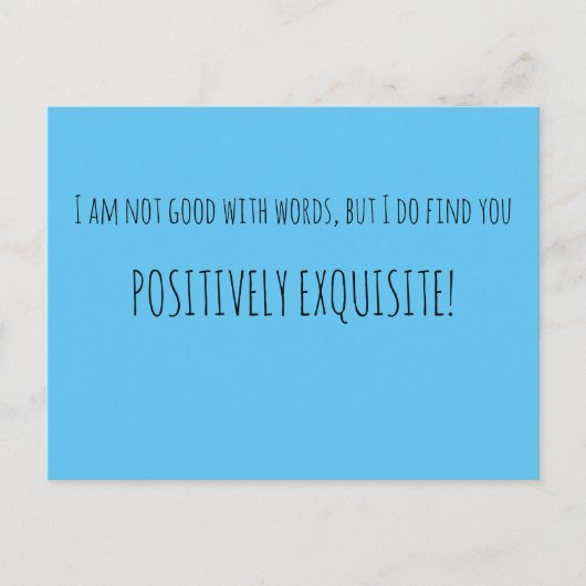 Positief Briefkaart (Voorkant)