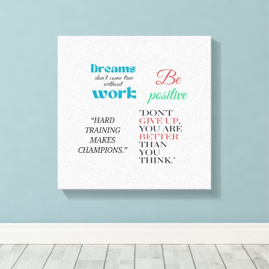 positief canvas afdruk (Insitu (Houten vloer))