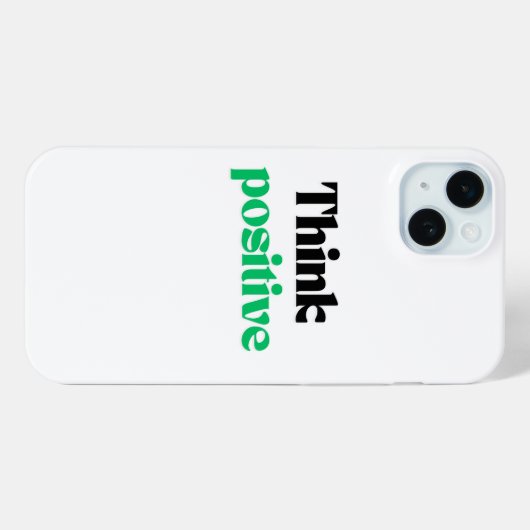 Positief Case-Mate iPhone Case (Achterkant (horizontaal))