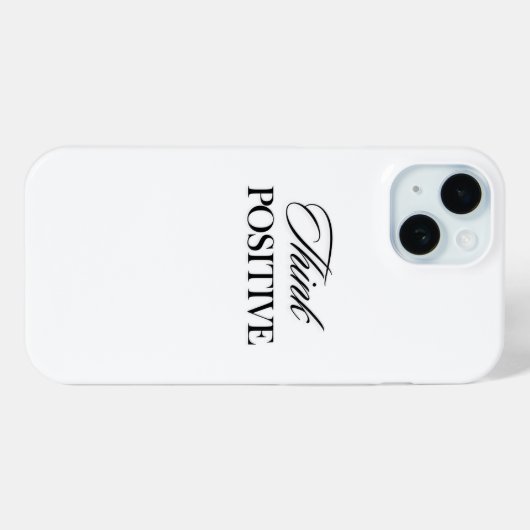Positief Case-Mate iPhone Case (Achterkant (horizontaal))