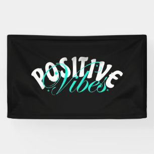 Positief citaat van Vibes Spandoek