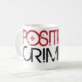 Positief crimineel koffiemok (Voorkant links)